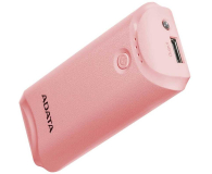 ADATA Power Bank P5000 (5000 mAh, różowy) - 546274 - zdjęcie 2